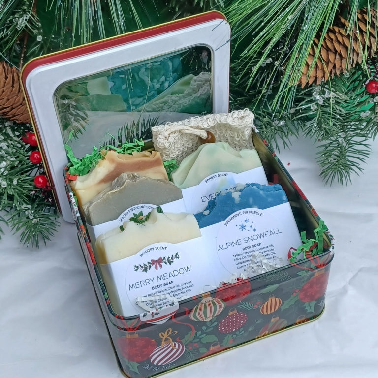 Christmas Soap Gift Set  (5 bars)
