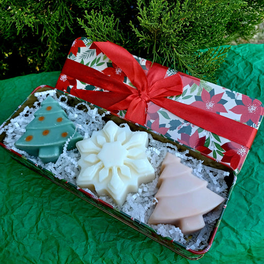 Christmas Soap Gift Set  (3 bars)