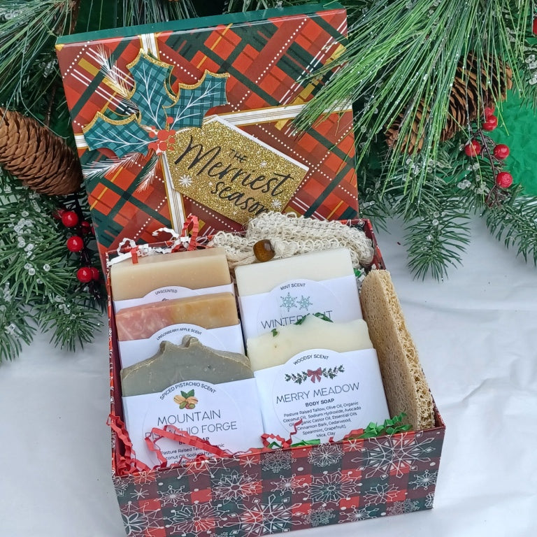 Christmas Soap Gift Set  (5 bars)
