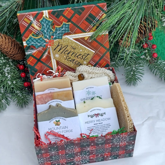 Christmas Soap Gift Set  (5 bars)