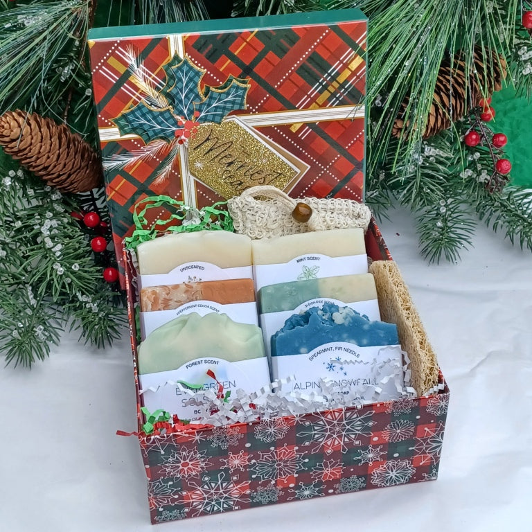Christmas Soap Gift Set  (5 bars)