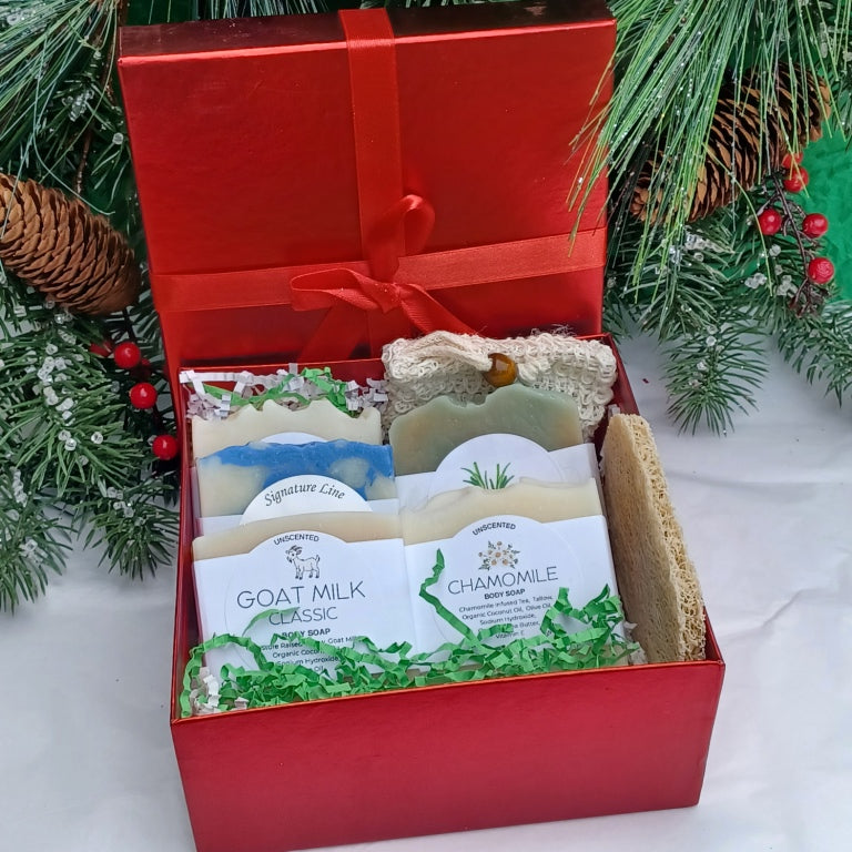 Christmas Soap Gift Set  (5 bars)