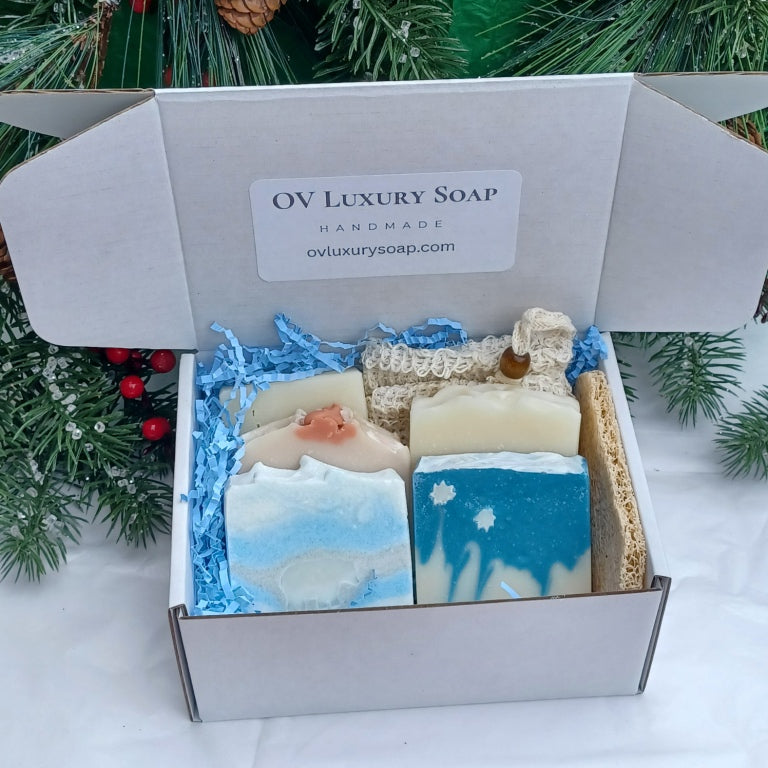 Christmas Soap Gift Set  (5 bars)